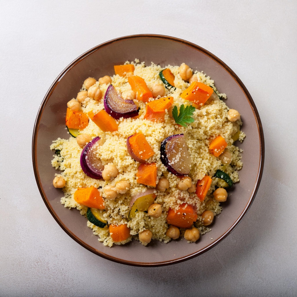 Couscous met zeven groenten