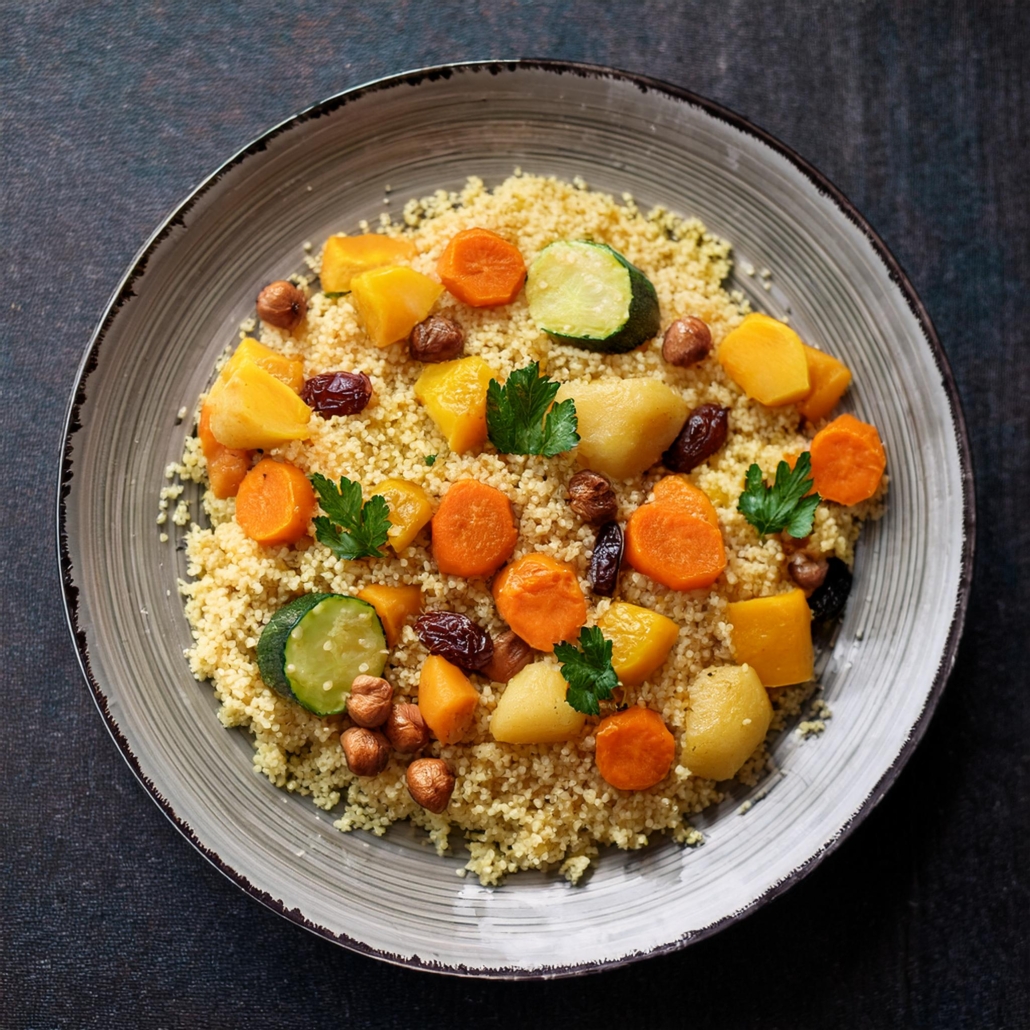 Couscous met zeven groenten