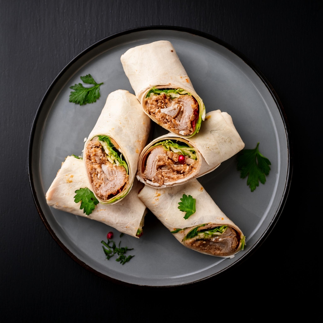 Varkensfilet wraps